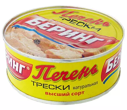 Печень трески Беринг, 230г