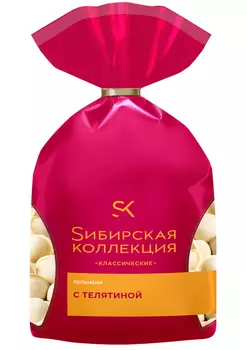 Пельмени Сибирская Коллекция с телятиной 700г