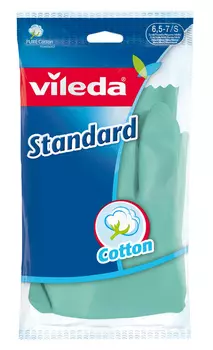 Перчатки латексные Vileda Стандарт S 146265