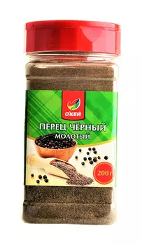 Перец черный молотый ОКЕЙ 200г