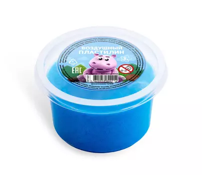 Пластилин воздушный ДобрБобр в ассортименте 100мл п/у стакан артВП100П