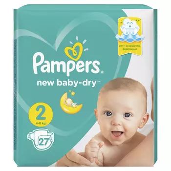 Подгузники Pampers New Baby Mini 4-8кг 27шт