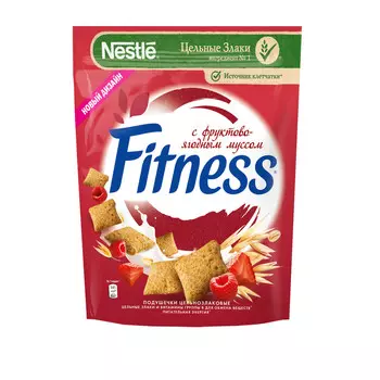 Подушечки Nestle Fitness фрукты/ягоды 180г