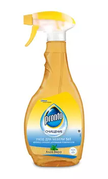 Полироль Pronto Уход 5в1 с алоэ вера 500мл триггер
