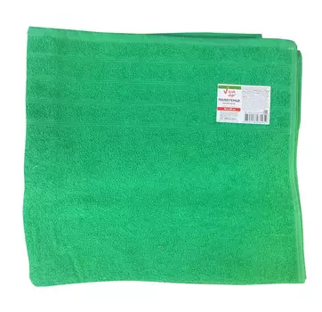 Полотенце махровое ТЧН! 70х130 зеленое