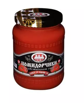 Помидорчики Скатерть-Самобранка в собственном соку 720мл ст/б