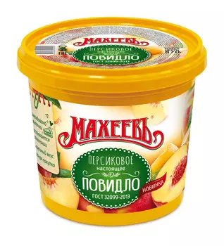 Повидло Махеевъ Персиковое Ведро 870г