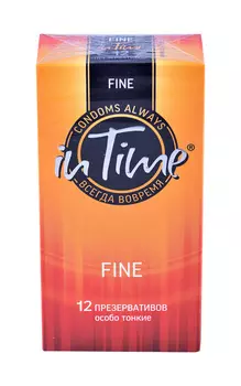 Презервативы In time №12 Fine особо тонкие