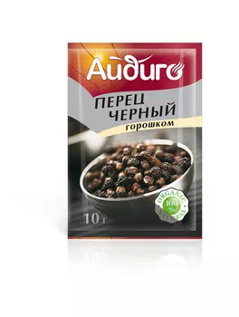 Приправа Айдиго перец черный горошек 10г