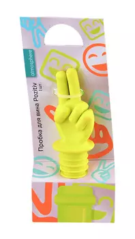 Пробка силиконовая д/вина Pozitiv на ленте