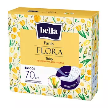 Прокладки ежедневные Bella Panty Frora Tulip с ароматом тюльпана 70 шт