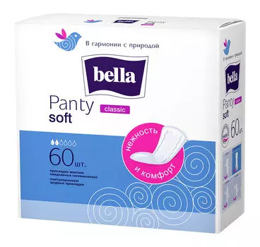 Прокладки ежедневные Bella Panty soft classic 60 шт
