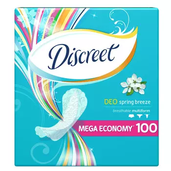 Прокладки ежедневные Discreet Deo Spring Breeze 100шт