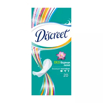 Прокладки ежедневные Discreet Deo Водная лилия 20шт