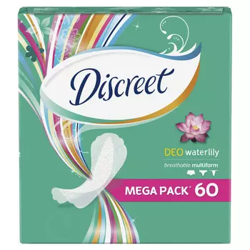Прокладки ежедневные Discreet Deo Водная лилия 60шт