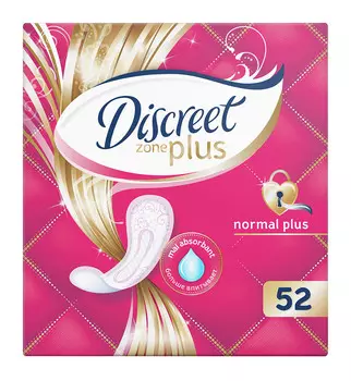 Прокладки ежедневные Discreet Normal Plus Trio 52шт