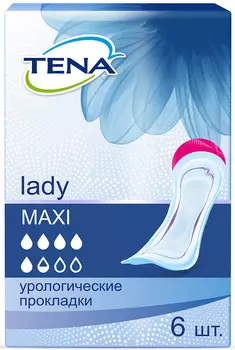 Прокладки урологические Tena Lady макси 6шт