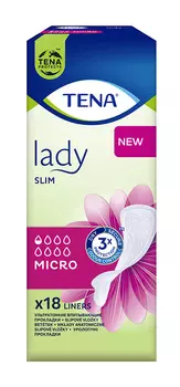 Прокладки урологические Tena Lady Slim Micro 18 шт