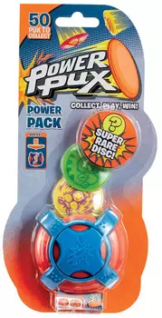 Прыгающие фишки-флипы Power Pux с лончером 83105