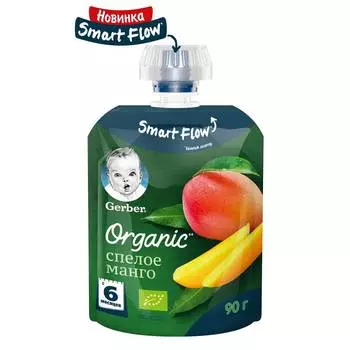 Пюре фруктовое Gerber Органик манго 90г