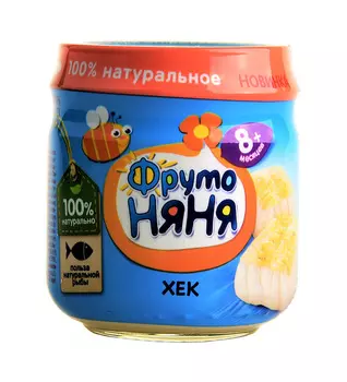 Пюре Фрутоняня из хека с 8 мес 80г