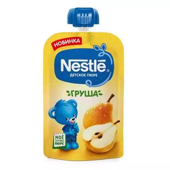 Пюре Груша Nestle 90г с 4мес