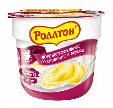 Пюре картофельное Роллтон со сливочным вкусом 40г