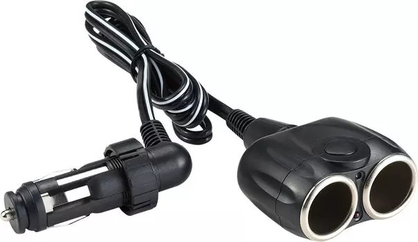 Разветвитель прикуривателя WIIIX на 2 гнезда TR-01C