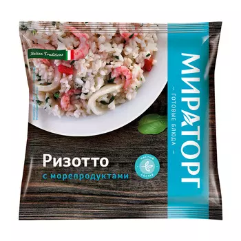 Ризотто Мираторг с морепродуктами 400г