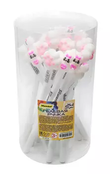 Ручка гелевая Silwerhof KITTEN (026166-01) 0.5мм синие чернила