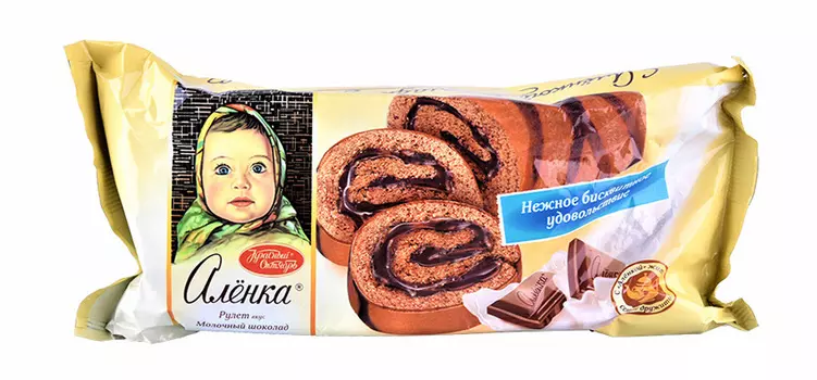 Рулет Аленка вкус молочный шоколад 200г