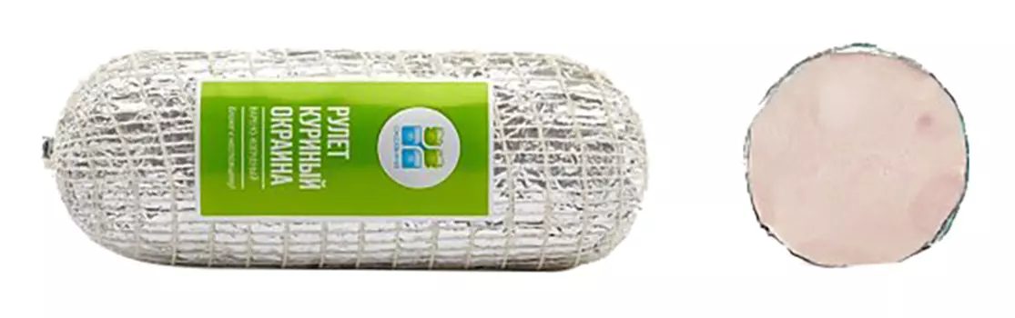 Рулет куриный Окраина фольга в/у, кг