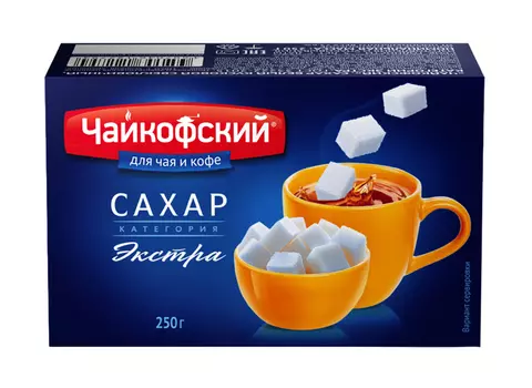 Сахар кусковой Чайкофский 250г