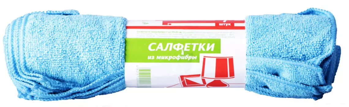 Салфетка микрофибра ТЧН! 30х30см 7шт