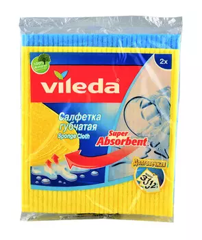 Салфетка Vileda губчатая 2шт артЛ3717