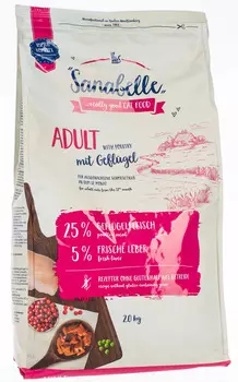 Sanabelle Adult с птицей сухой корм для кошек 2 кг
