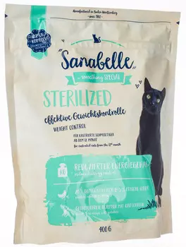 Sanabelle Sterilized сухой корм для кошек 0,4 кг