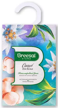 Саше д/белья Breesal Кашемировый уют Зеленый чай Хлопок Эдельвейс