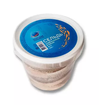 Сельдь филе с/с в масле Морская планета 900г