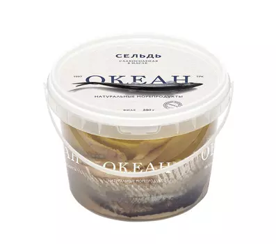 Сельдь тихоокеанская филе с/с в масле Океан ТРК 550г