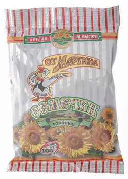 Семечки От Мартина белые соленые 100г