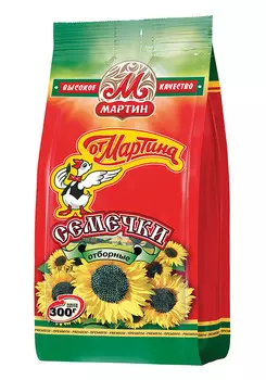 Семечки От Мартина отборные 300г