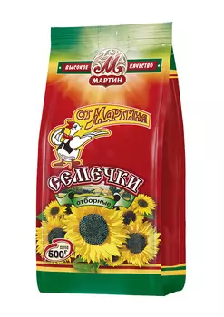 Семечки От Мартина отборные 500г