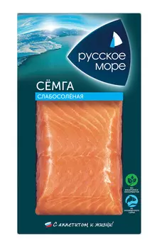 Семга филе-кусок с/с Русское море 250г
