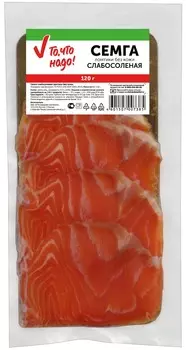 Семга филе-ломтики ТЧН! с/с 120г в/у