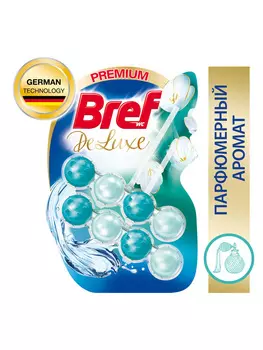 Туалетный блок д/унитаза Bref deluxe пленительный жасмин 2х50г