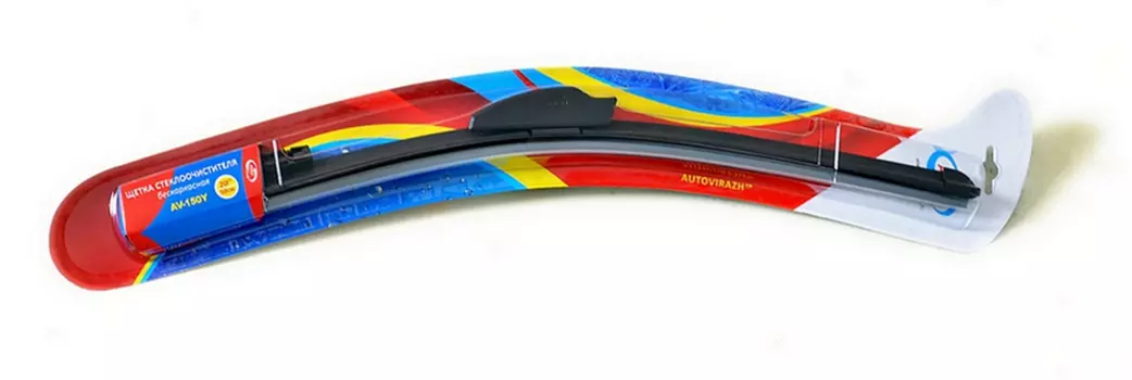 Щетка стеклоочистителя бескаркасная AV-150Y AUTOVIRAZH 60см