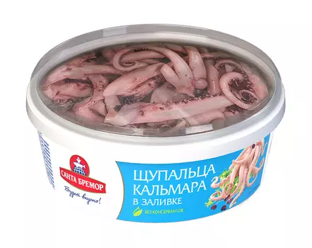 Щупальца кальмара командорского в заливке Санта Бремор 300г