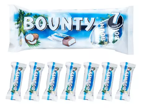 Шок.батончик Bounty 7х27,5г