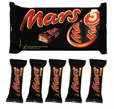 Шок.батончик Mars 5х40,5г